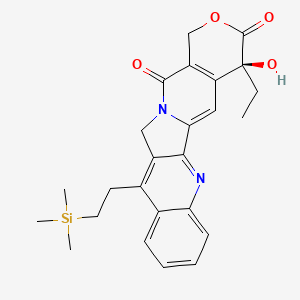 Chemical structure of Cositecan