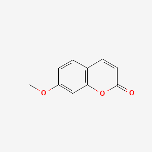 Chemical structure of Methylumbelliferone