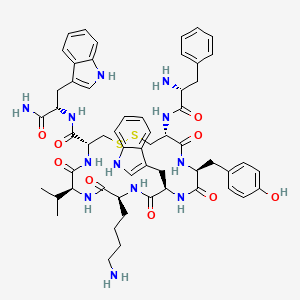 Chemical structure of Vapreotide