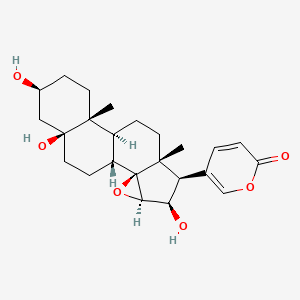 Chemical structure of Desacetylcinobufotalin (Deacetylcinobufotalin)