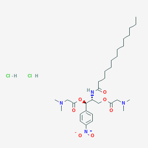 Chemical structure of LCL521 Dihydrochloride