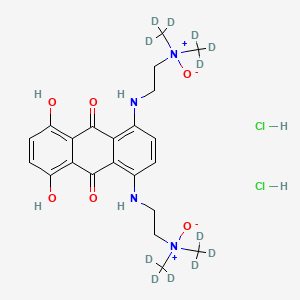 Chemical structure of Banoxantrone D12 dihydrochloride