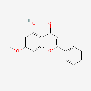 Chemical structure of Tectochrysin