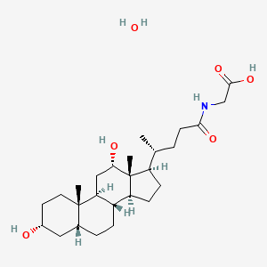 Chemical structure of Glycodeoxycholic acid free acid