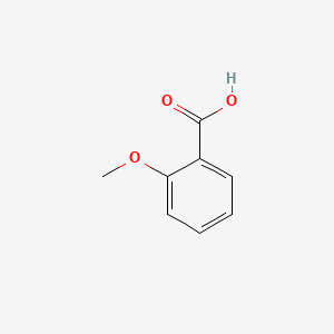 Chemical structure of 2-Methoxybenzoic acid