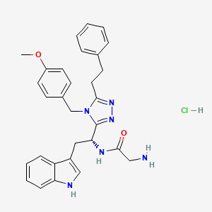 Chemical structure of JMV 2959 hydrochloride