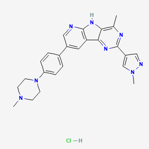 Chemical structure of GNE 220 Hydrochloride