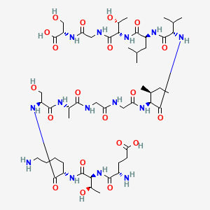 Chemical structure of GroES mobile loop