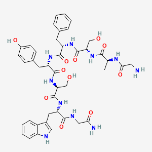 Chemical structure of Leucokinin VIII (Leucokinin 8)