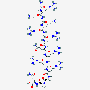 Chemical structure of HIV-1 TAT 48-60