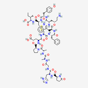 Chemical structure of Urotensin II, mouse