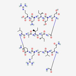 Chemical structure of Bak BH3