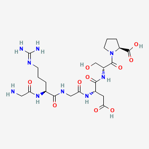 Chemical structure of GRGDSP TFA