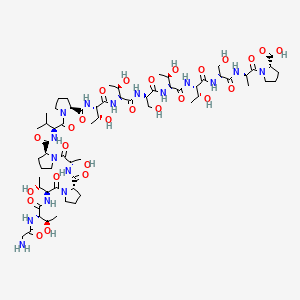 Chemical structure of MUC5AC motif peptide