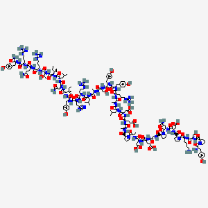 Chemical structure of Neuropeptide Y (29-64), amide, human TFA