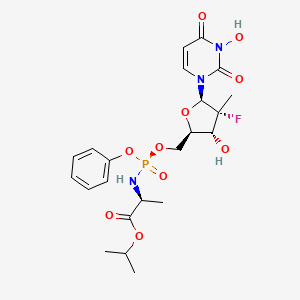 Chemical structure of Sofosbuvir impurity L