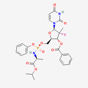 Chemical structure of Sofosbuvir impurity H