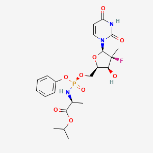 Chemical structure of Sofosbuvir impurity E