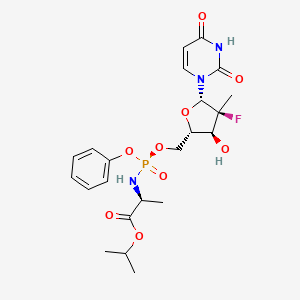 Chemical structure of Sofosbuvir impurity D