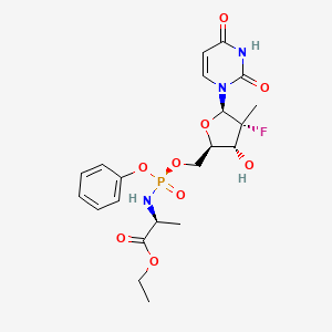 Chemical structure of Sofosbuvir impurity I