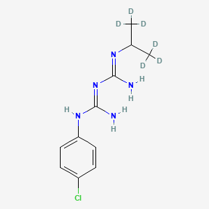 Chemical structure of Proguanil D6