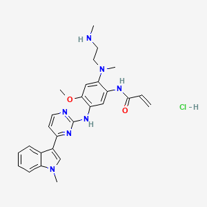 Chemical structure of AZ7550 hydrochloride