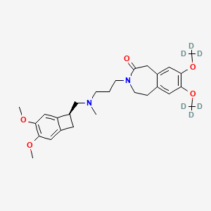 Chemical structure of Ivabradine D6 hydrochloride