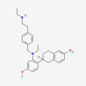 Chemical structure of Elacestrant S enantiomer (RAD1901 S enantiomer)