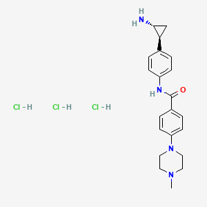 Chemical structure of DDP-38003 trihydrochloride