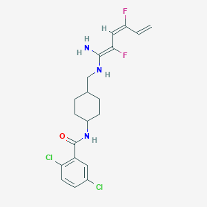 Chemical structure of Befiradol hydrochloride (NLX-112 (hydrochloride))