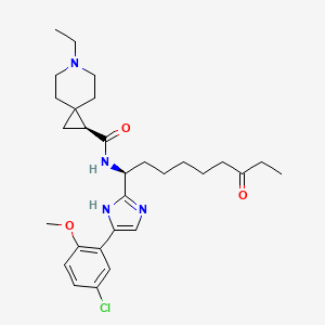 Chemical structure of CM-579 hydrochloride