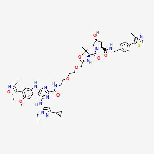 Chemical structure of PROTAC BET degrader-3