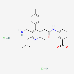Chemical structure of RTI-13951-33 hydrochloride
