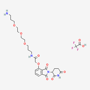 Chemical structure of E3 Ligase Ligand-Linker Conjugates 23 TFA