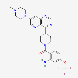 Chemical structure of BAY885