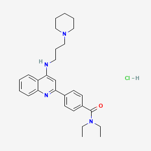 Chemical structure of LMPTP INHIBITOR 1 hydrochloride