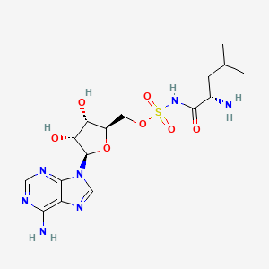 Chemical structure of Leu-AMS R enantiomer