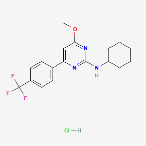 Chemical structure of SSD114 hydrochloride