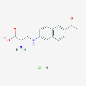 Chemical structure of (±)-ANAP hydrochloride