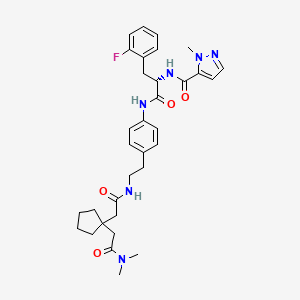 Chemical structure of IL-17A antagonist 1