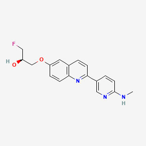Chemical structure of THK5351 R enantiomer