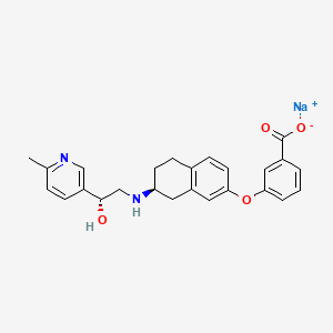 Chemical structure of Fumarate hydratase-IN-2 sodium salt