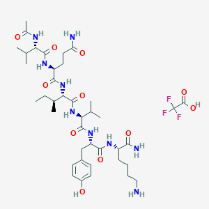 Chemical structure of Acetyl-PHF6 amide TFA