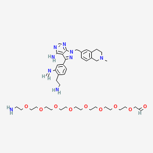 Chemical structure of β-Amyloid 15-21 (Beta-Amyloid (15-21))