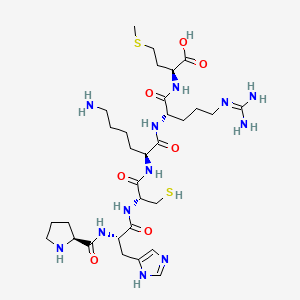 Chemical structure of Antioxidant peptide A