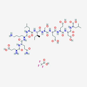 Chemical structure of c-Myc Peptide Trifluoroacetate