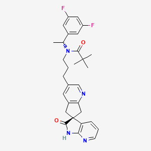 Chemical structure of Netupitant N-oxide D6