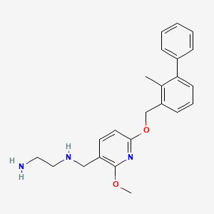 Chemical structure of N-deacetylated BMS-202