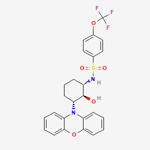 Chemical structure of (1S,2S,3R)-DT-061