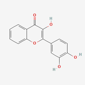 Chemical structure of 3',4'-Dihydroxyflavonol